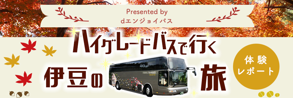 ハイグレードバスで行く伊豆の旅 体験レポート